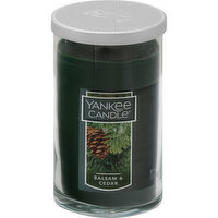 YANKEE CANDLE Candle, Balsam & Cedar, 1 Each