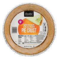 ESSENTIAL EVERYDAY Pie Crust, Graham Cracker, 9 Inches, 6 Ounce