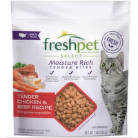 Fresh Pet  Moisture Rich Tender Bites Chicken & Beef Recipe, 1 Pound