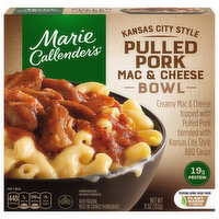 Marie Callender's Kansas City Style Pulled Pork Mac & Cheese Bowl Frozen Meal, 11 Ounce