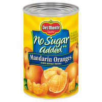 Del Monte Mandarin Oranges, No Sugar Added, 15 Ounce