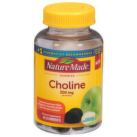 Nature Made Choline, 300 mg, Gummies, Green Apple, 40 Each