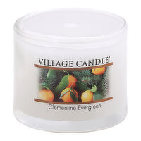 Village Candle Candle, Clementine Evergreen, 1 Each