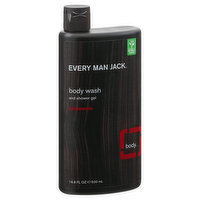 Every Man Jack Body Wash and Shower Gel, Cedarwood, 16.9 Ounce