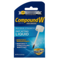 Compound W Wart Remover, Maximum Strength, Fast-Acting Liquid, 0.31 Ounce