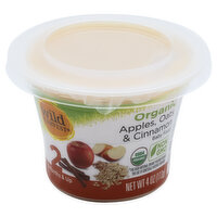 Wild Harvest Baby Food, Organic, Apples, Oats & Cinnamon, 2 (6 Months & Up), 4 Ounce