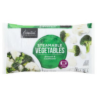 Essential Everyday Vegetables, Broccoli & Cauliflower, Steamable, 12 Ounce