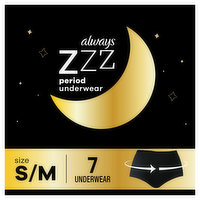 Always ZZZ Always ZZZ period underwear S-M, 7, 7 Each