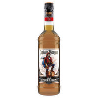 Captain Morgan Black Cask Rum, Spiced, 1 Litre