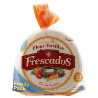 Frescados Flour Tortillas, Burrito Style, Small, Family Pack, 20 Each