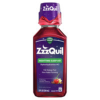 Vicks Vicks Zzzquil Nighttime Sleep Aid Liquid, Vanilla Cherry Flavored, Over-the-Counter Medicine, 12 Oz, 12 Fluid ounce