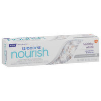 Sensodyne Toothpaste, Natural Mint & Citrus Oil, Healthy White, 4 Ounce