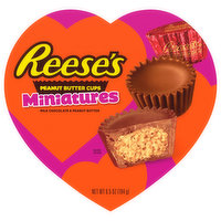 Reese's Peanut Butter Cups, Milk Chocolate & Peanut Butter, Miniatures, 6.5 Ounce