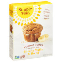 Simple Mills Baking Mix, Almond Flour, Banana Muffin & Bread, 9 Ounce