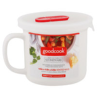 Goodcook Mug, Vented, Stoneware, 1 Each
