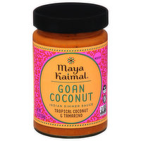 Maya Kaimal Indian Simmer Sauce, Goan Coconut, Medium, 12.5 Ounce