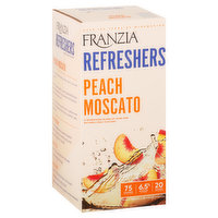 Franzia  Refreshers Moscato, Peach, 101.4 Fluid ounce