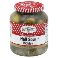 Ba-Tampte Pickles, Half Sour, 32 Ounce