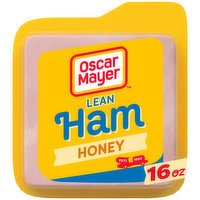 Oscar Mayer Lean Honey Ham Sliced Lunch Meat with Added Water, 16 Ounce