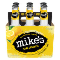 Mike's Beer, Malt Beverage, Premium, Hard Lemonade, 6 Each
