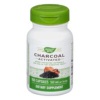 Nature's Way Charcoal Activated, 560 mg, Capsules, 100 Each