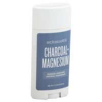 Schmidt's Deodorant, Natural, Charcoal + Magnesium, 3.25 Ounce