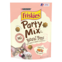 Friskies Party Mix Cat Treats, Natural Yums, 6 Ounce