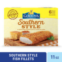 Gorton's Fish Fillets, Southern Style, 6 Each