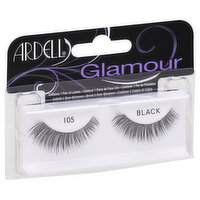 Ardell Lashes, Glamour, Black 105, 1 Each