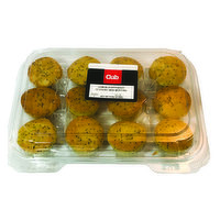 Cub Bakery Lemon Poppyseed Mini Muffins, 12 Each
