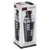 Oggi Recipe Shaker, Stainless Steel, 23 oz, 1 Each