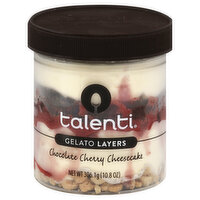 Talenti Gelato Layers, Chocolate Cherry Cheesecake, 306.1 Gram