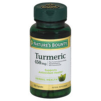 Nature's Bounty Turmeric, 450 mg, Capsules, 60 Each