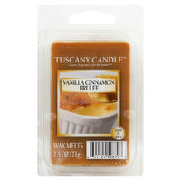 Tuscany Candle Wax Melts, Vanilla Cinnamon Brulee, 2.5 Ounce