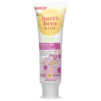 Burts Bees Kids Toothpaste, Natural Flavor, Fluoride Free, Bubble Bee 4.7 oz, 4.7 Ounce