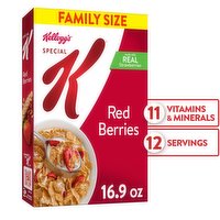 Special K Cold Breakfast Cereal, Red Berries, Family Size, 16.9 Ounce