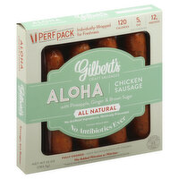 GILBERTS Sausage, Chicken, Aloha, with Pineapple, Ginger & Brown Sugar, 10 Ounce