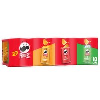 Pringles Potato Crisps Chips, Variety Pack, Grab N' Go Snack Pack, 10 Each