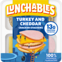 Lunchables Turkey & Cheddar Cheese with Crackers Snack Kit, 3.2 Ounce