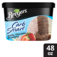 Breyers Vanilla Chocolate Strawberry, 48 Ounce