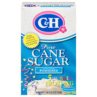 C&H Sugar, Pure Cane, Confectioners Powdered, 1 Pound