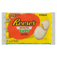 Reese's Eggs, White, 6 Pack, 6 Each