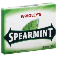 Spearmint Gum, Spearmint, 15 Each