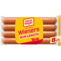 Oscar Mayer Uncured Bun-Length Wieners Hot Dogs, 8 Each