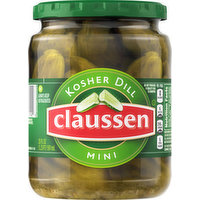 Claussen Pickles, Kosher Dill, Mini, 20 Ounce
