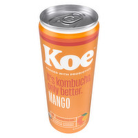 Koe Kombucha, Organic, Mango, 12 Fluid ounce