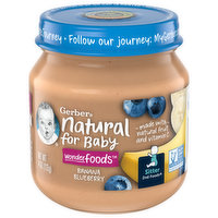 Gerber Natural for Baby Wonder Foods, Banana Blueberry, 4 Ounce