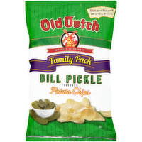 Old Dutch Family Pack Dill Pickle Potato Chips, 9.5 Ounce