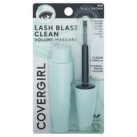 CoverGirl Lash Blast Clean Mascara, Volume, Black Brown 810, 13.1 Millilitre