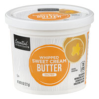 Essential Everyday Butter, Sweet Cream, Salted, Whipped, 8 Ounce